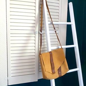 Real handmade leather bag